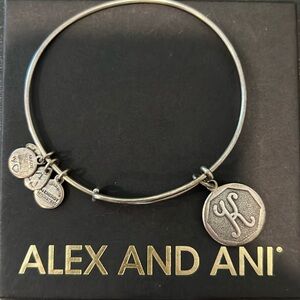 Alex and Ani “K” Initial Bracelet